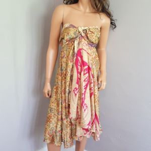 Reversible Dress Sari Wrap Dress Skirt Dress